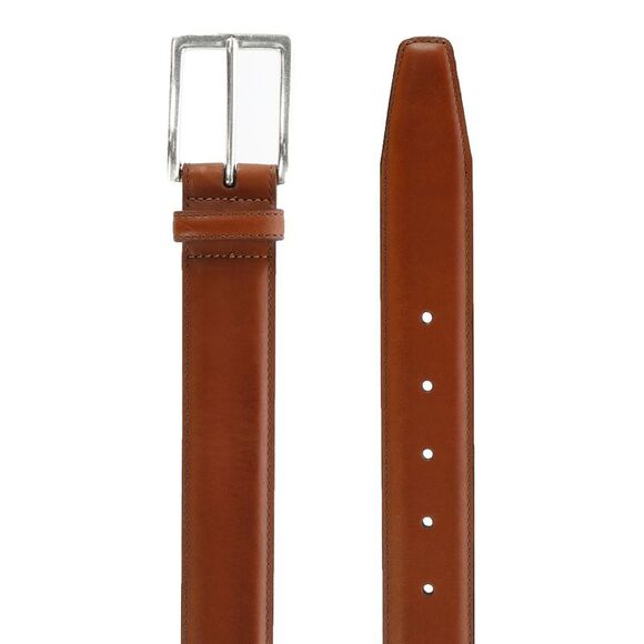 CrookhornDavis Men's Somerset Smooth Calfskin Dress Belt - Picture 2 of 5